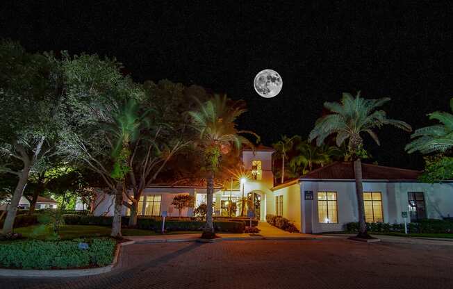 Night View Of Clubhouse at The Sophia at Abacoa, Florida, 33458