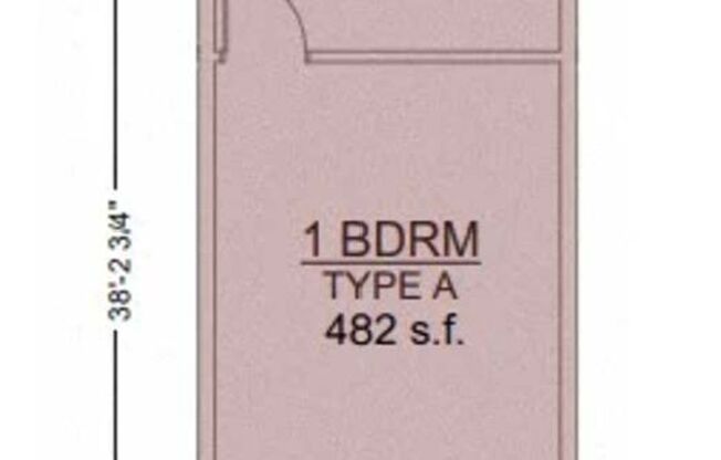 1 bed, 1 bath, 679 sqft, $1,325, Unit E202