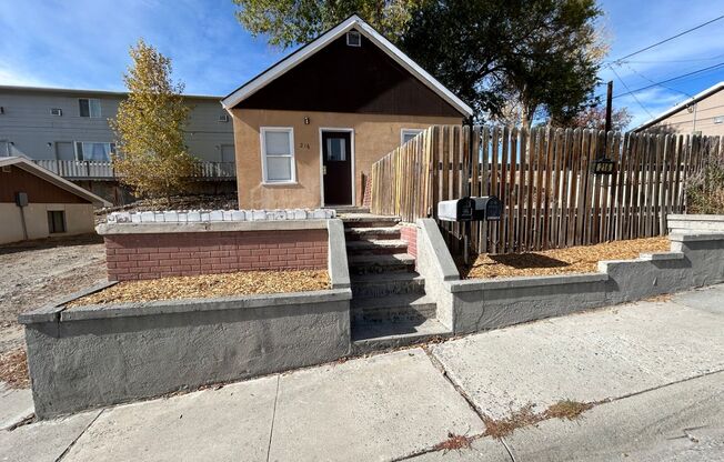 2 Bedroom 1 Bath Small House W/ Fenced Yard