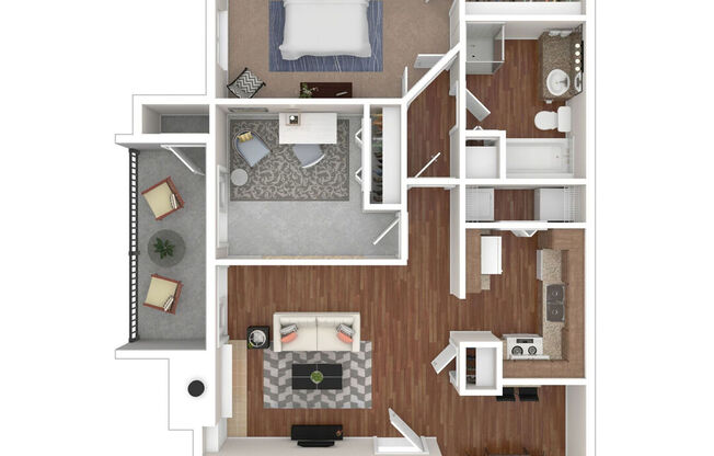 2 beds, 1 bath, 920 sqft, $1,190