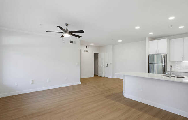 Living Room with Hard Surface Flooring