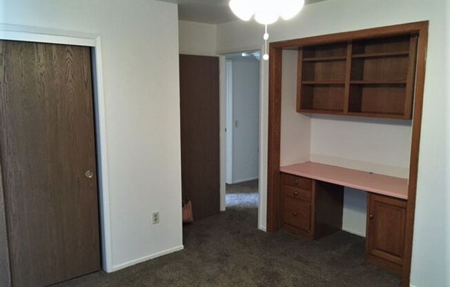 1550 sq. ft. Unit has 3 bedrooms and 2 full bathrooms