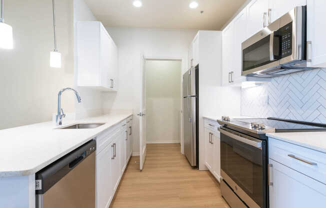 Kitchen with Stainless Steel Appliances