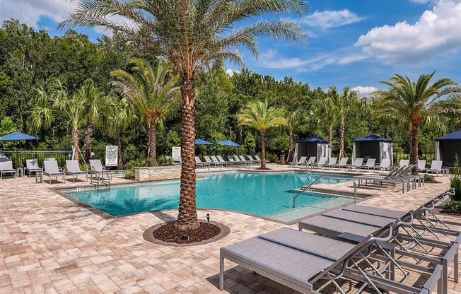 Resort-Style Pool at The Morgan Luxury Apartments in Orlando, FL