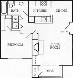 1 bed, 1 bath, 750 sqft, $1,575