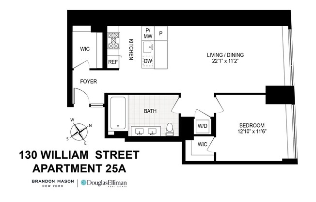 1 bed, 1 bath, 872 sqft, $7,500, Unit 25A
