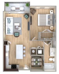 1 bed, 1 bath, 750 sqft, $2,194