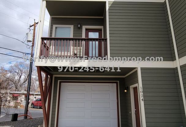Highly Energy Efficient 2 Bedroom 1 Bath Townhouse Downtown GJ
