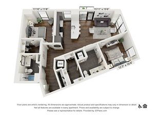 2 beds, 2 baths, 1,133 sqft, $3,400