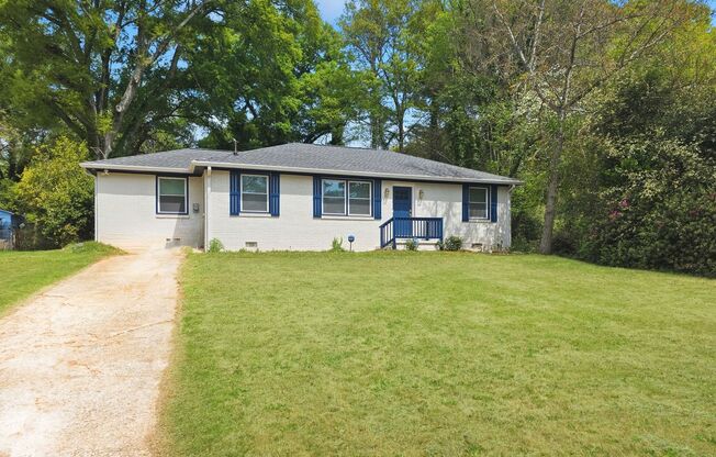 Updated Ranch Near Decatur with Open Layout, Quartz Kitchen, and Private Backyard