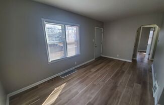 3 Bedroom, 1 Bathroom with partially fenced yard