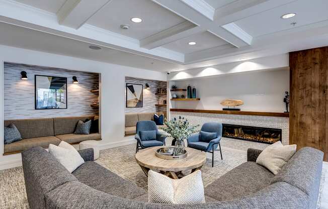 The Mercer Apartments Clubhouse Lounge