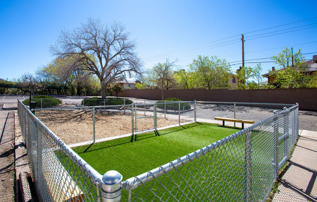 Dog Park at Whispering Sands Apartments in Albuquerque