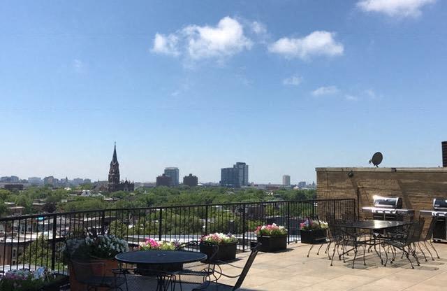 Rooftop Entertainment Area at Park View Apartments, Chicago, IL