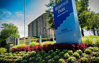 Heritage Park Apartments Entry Signage