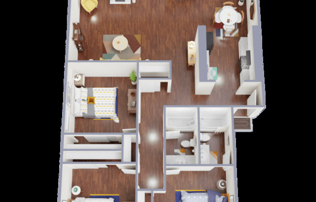 3 beds, 2 baths, 1,350 sqft, $1,175
