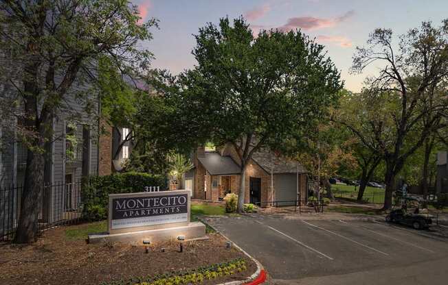 Entrance Driveway at Montecito, Austin, TX, 78741