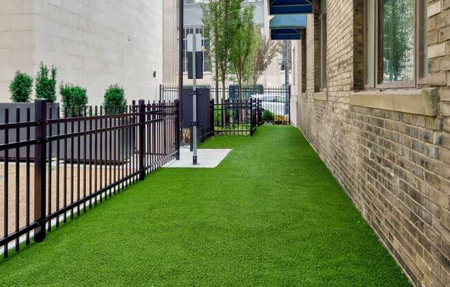 Exterior Lawn view at The Nicholas, Columbus, Ohio