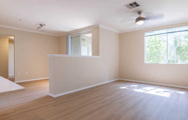 Living Room with Hard Surface Flooring