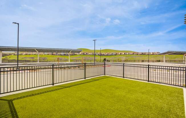 Dog Park at Pradera Apartments, California