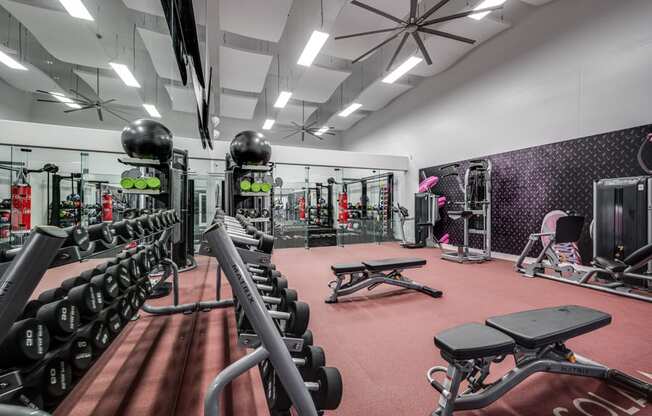Fitness Center at Solana Ridge Apartments