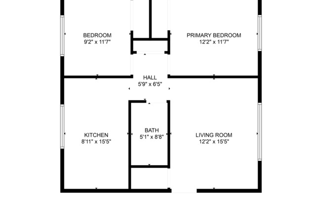 2 beds, 1 bath, 800 sqft, $1,150, Unit Unit 6