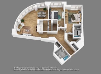 2 beds, 2 baths, 1,188 sqft, $3,871