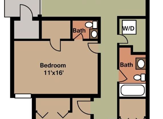 3 beds, 1.5 baths, 1,050 sqft, $2,680, Unit 1814WL-202