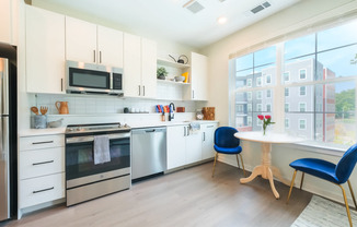 Kitchen with Stainless Steel Appliances