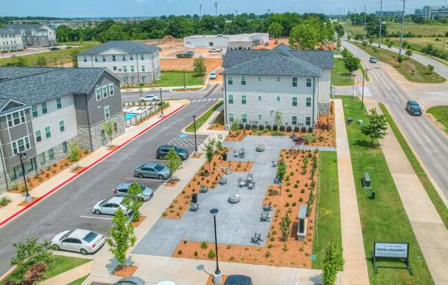 Aerial View of Patio