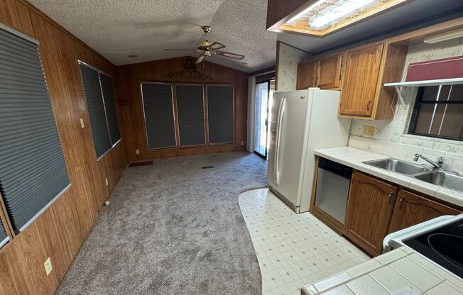 Nice manufactured Home. 55+ age restriction.