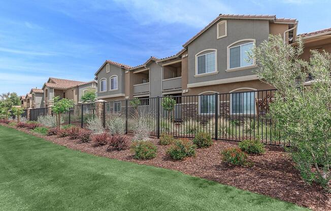 Enjoy the beautifully manicured lawns at Boulder Creek