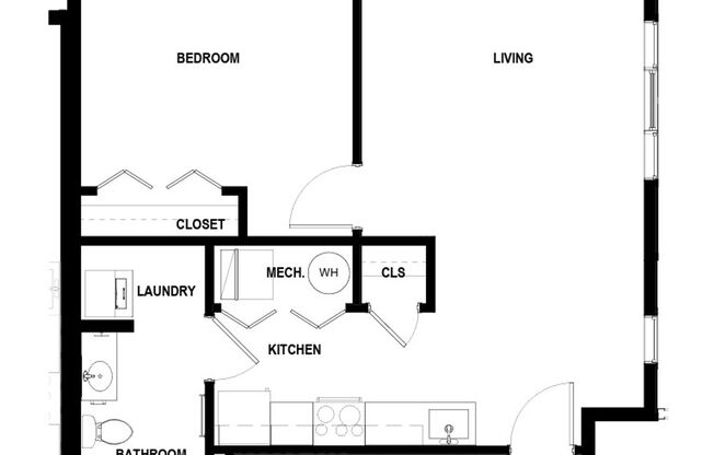 1 bed, 1 bath, 715 sqft, $1,125