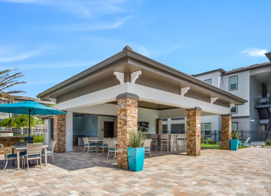 Outdoor Kitchen Space at The Oasis at Lakewood Ranch, Florida, 34211