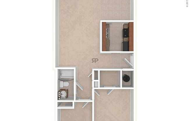 2 beds, 1 bath, 820 sqft, $850