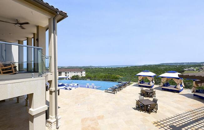 sun-kissed tanning deck