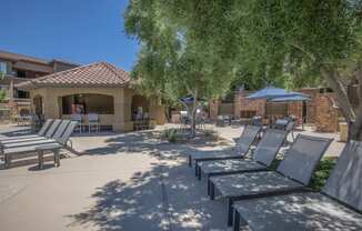Poolside Relaxing Chairs at The Pavilions by Picerne, Las Vegas, NV, 89166