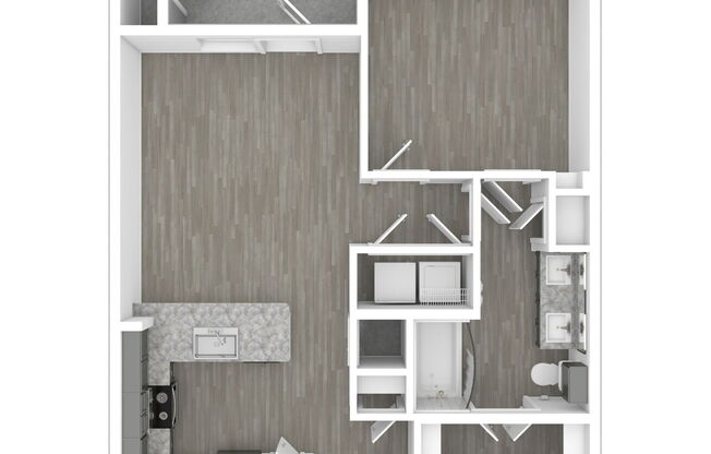 1 bed, 1 bath, 745 sqft, $1,029