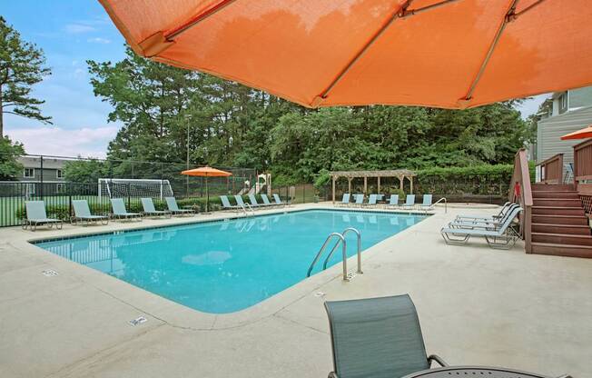 Resort style pool at Lacota Apartments in Atlanta, GA 30360