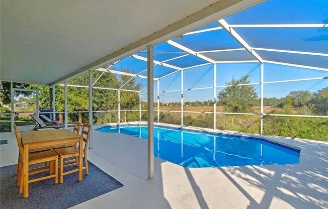 Pool Home in Davenport now available for rent!