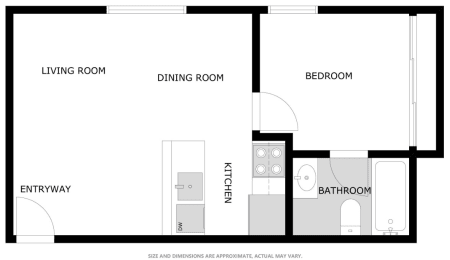 1 bed, 1 bath, 480 sqft, $1,285