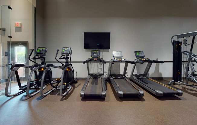 Cardio Machines In Gym at Heritage at Waters Landing, Germantown, MD, 20874