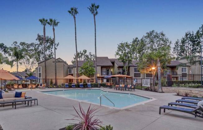 Sparkling Swimming Pool, at Park Pointe, El Cajon, CA