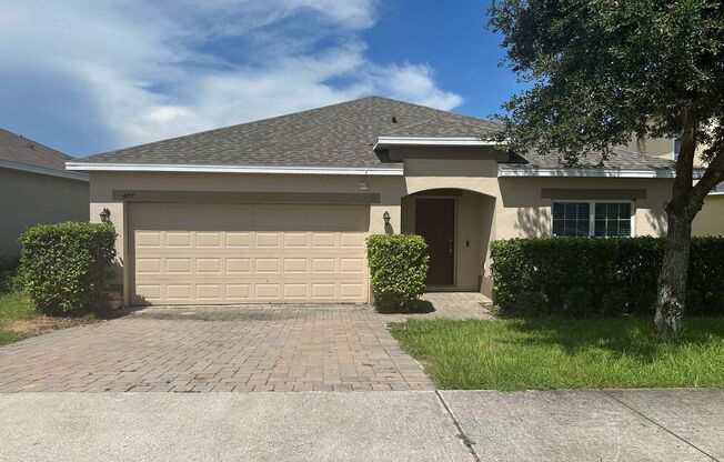 4 Bedroom 2 Bath Single Family Home 1927 Sq.Ft for rent at 477 Kestrel Dr. Groveland, FL. 34736.