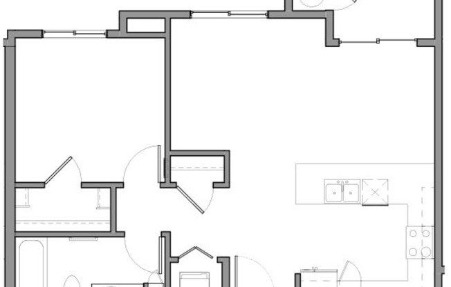 1 bed, 1 bath, 737 sqft, $1,562