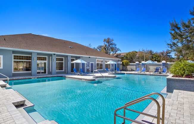 the swimming pool at our apartments at Reserve at Temple Terrace, Temple Terrace