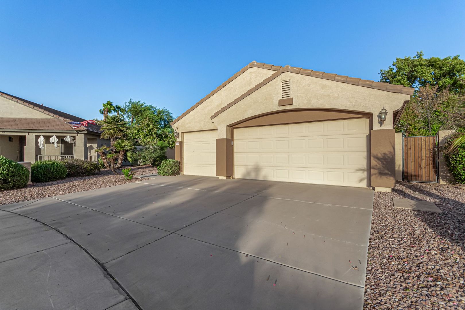 3-bedroom plus bonus room with 3-car garage on large lot