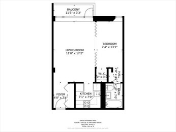 1 bed, 1 bath, 500 sqft, $2,650, Unit 202