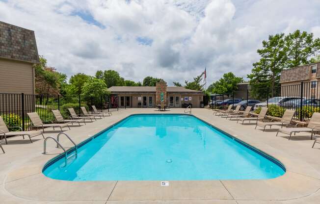 pool  at Bristol Pointe Apartments, Olathe, KS