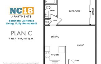 1 bed, 1 bath, 609 sqft, $1,795, Unit Unit 204